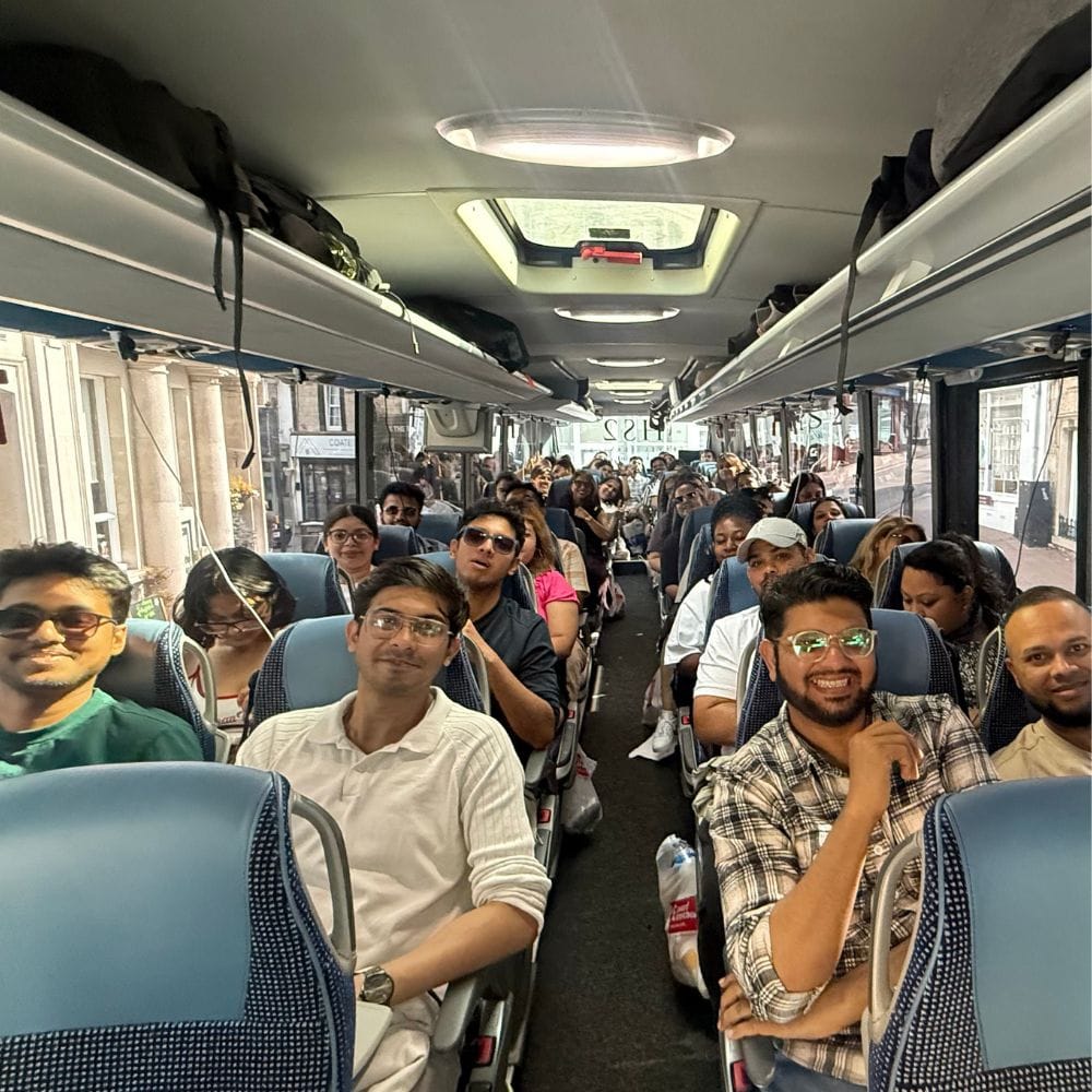 Tour bus journey
