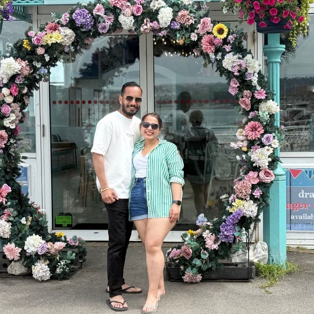 Couple posing