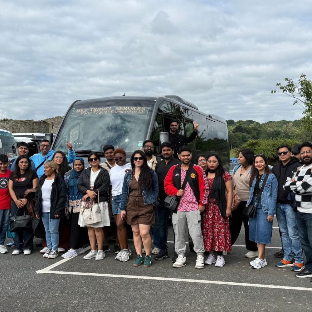 Group bus tour