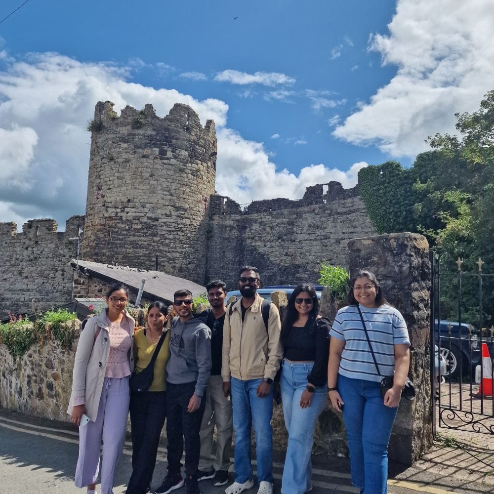 Tour near a castle